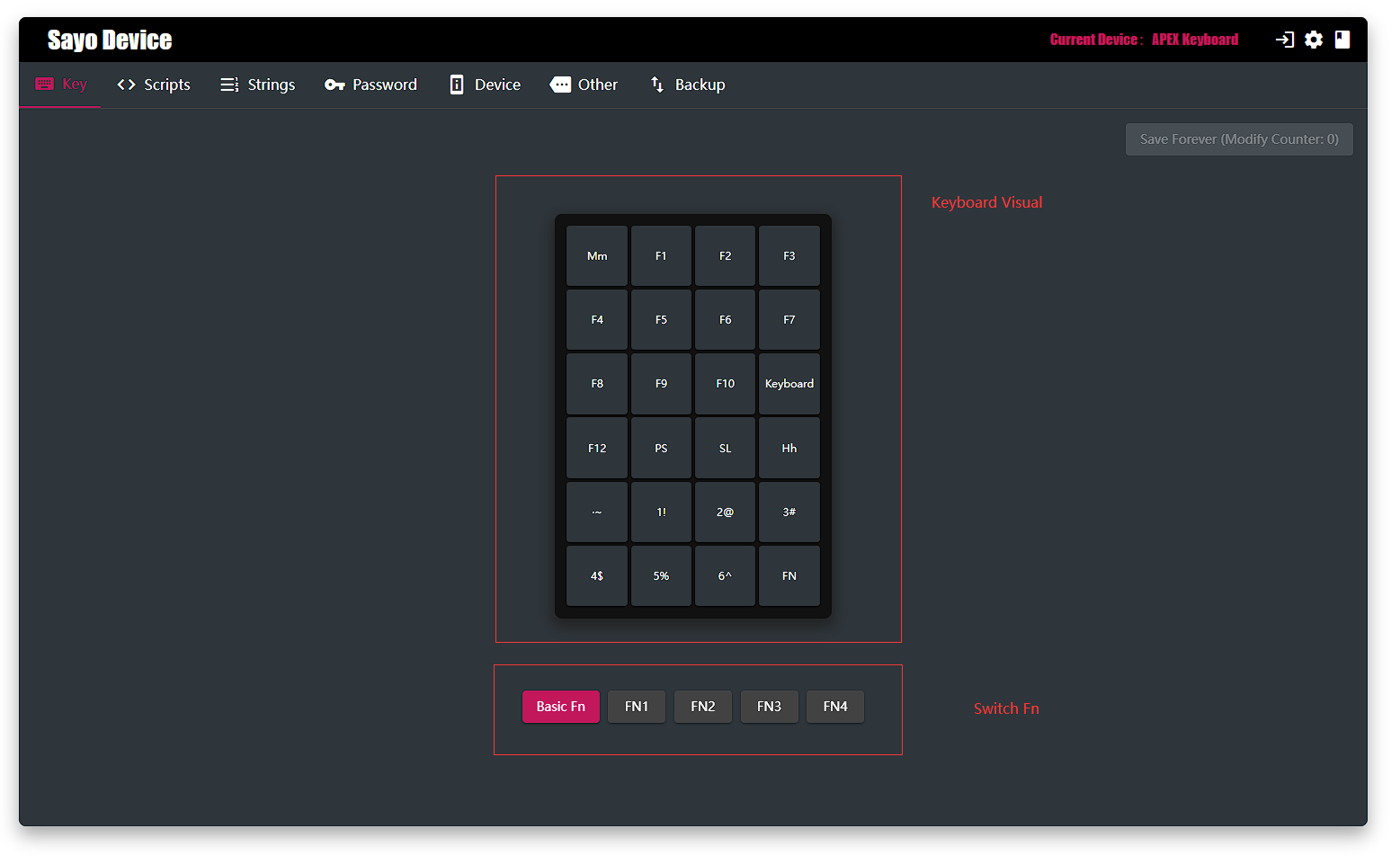 Key Setting UI